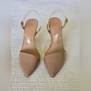 INC International Concepts Women's Tan Slingback Heels